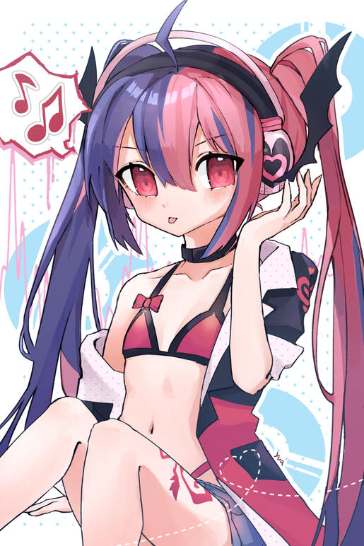 Sakuma Suoh (1BitHeart Fanart) Leg Up Full Illust