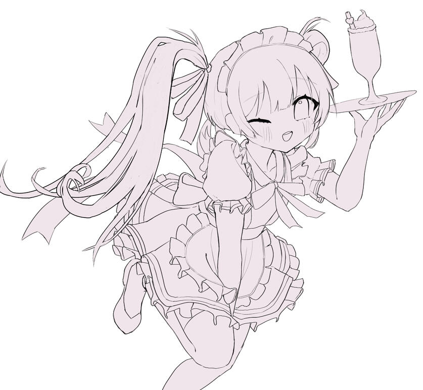 Kaname Fanart (Not Colored)